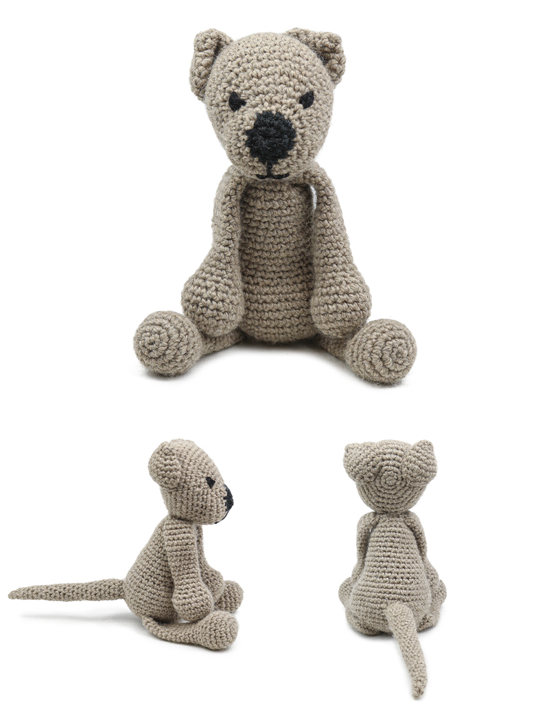 toft ed's animal kylie the quokka amigurumi crochet